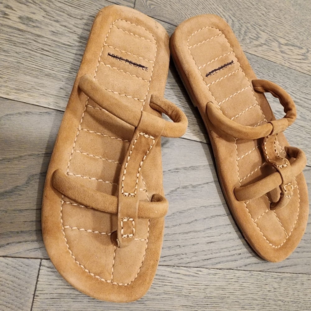 Free People Hadden Strappy Sandal New 9M Cinnamon Clay color - Picture 2 of 4
